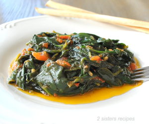 Sauteed Spinach with Tomatoes