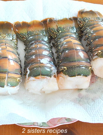 How to Clean and Prepare Lobster Tails by 2sistersrecipes.com