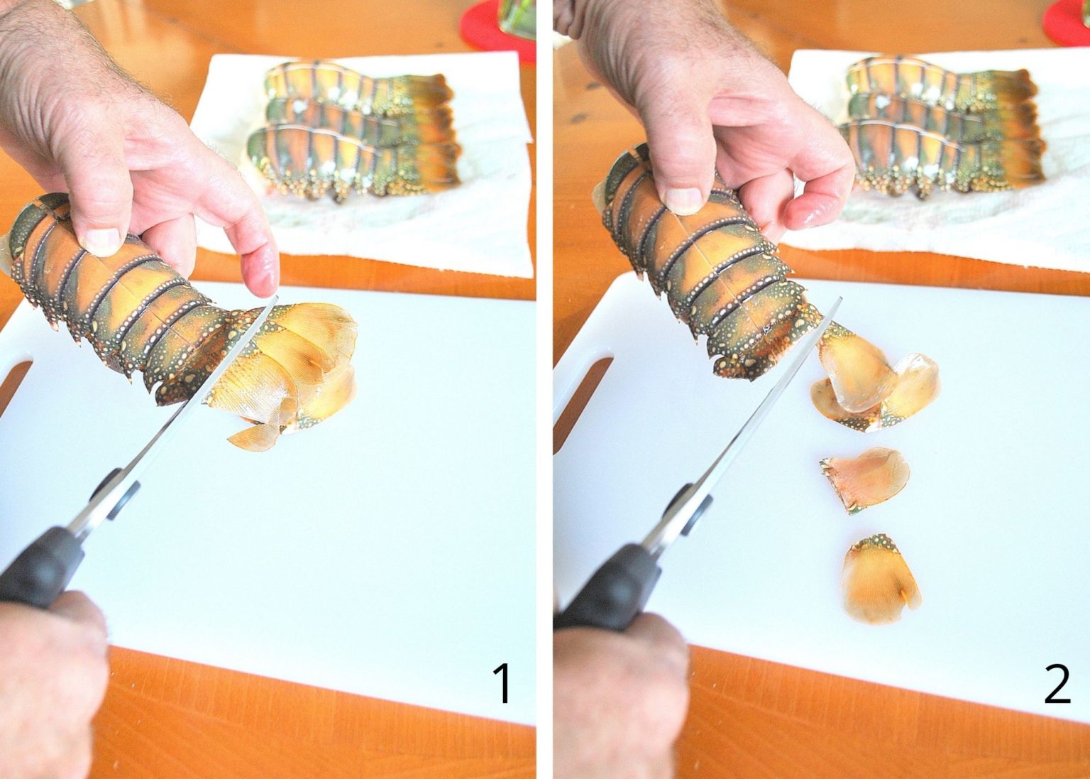 How to Clean and Prepare Lobster Tails 2 Sisters Recipes by Anna and Liz