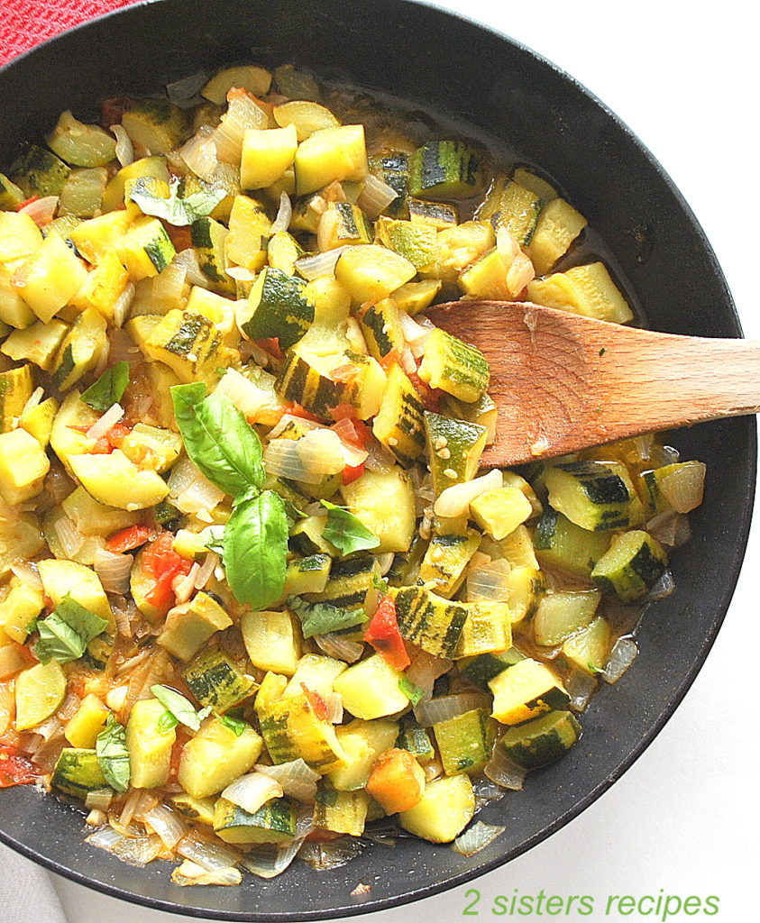 Easy Italian Zucchini Stew by 2sistersrecipes.com