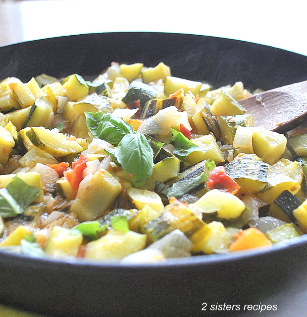 Easy Italian Zucchini Stew by 2sistersrecipes.com