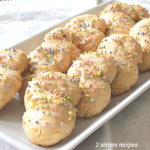 A platter filled with "S" cookies.