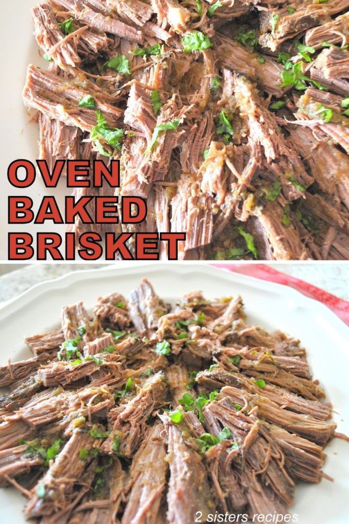 Oven-Baked Brisket by 2sistersrecipes.com 