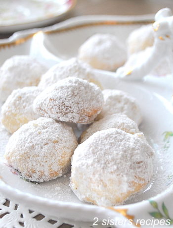 Lemon Thyme Tea Cookies by 2sistersrecipes.com