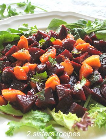 Beets and Mango Salad by 2sistersrecipes.com