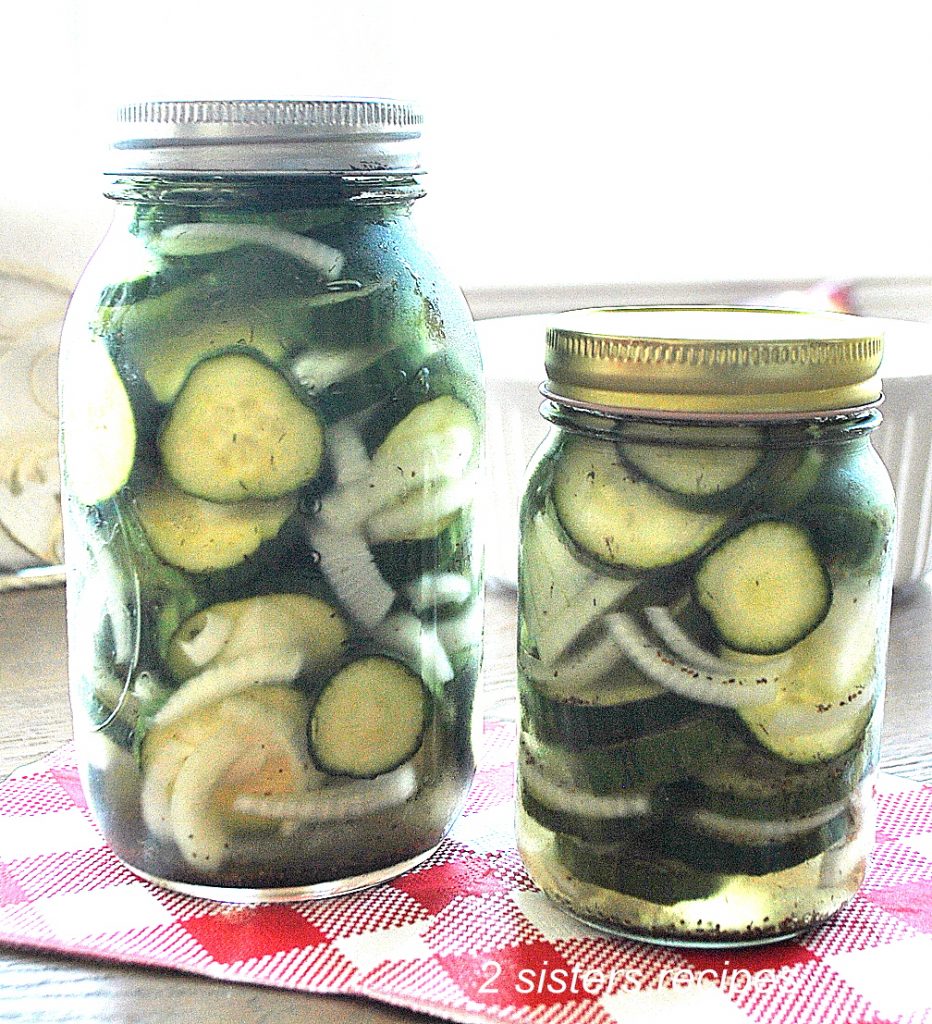 Homemade Refrigerator Pickles Recipe by 2sistersrecipes.com