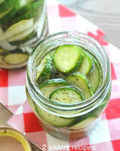 Homemade Refrigerator Pickles Recipe
