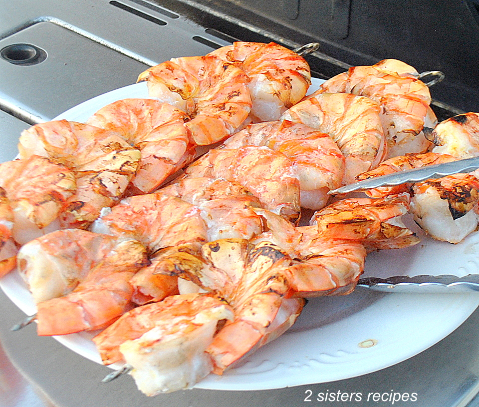 Grilled Jumbo Shrimp by 2sistersrecipes.com