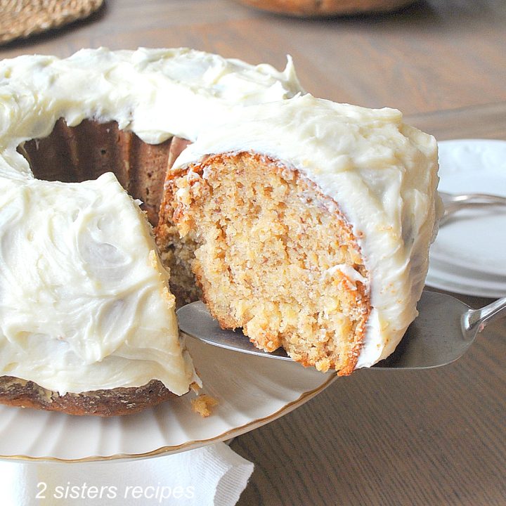 Pineapple Banana Spice Cake by 2sistersrecipes.com