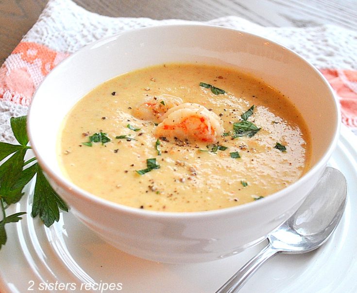 A photo of Easy Shrimp Bisque made the Top 12 Favorite recipes of 2022. by 2sistersrecipes.com