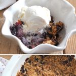 Apple Cherry Pecan Crisp by 2sistersrecipes.com