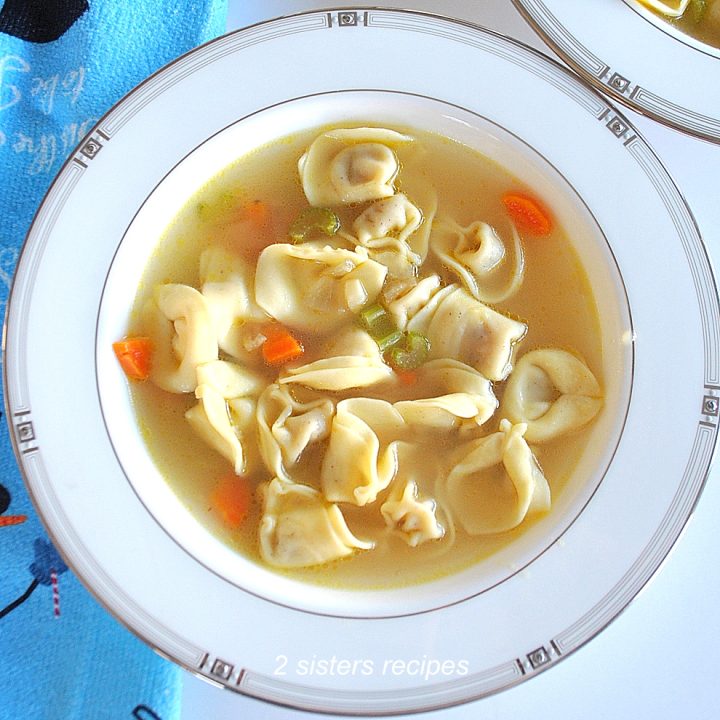 Tortellini in Brodo by 2sistersrecipes.com