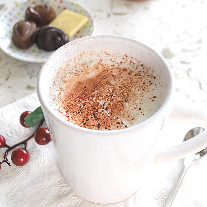 Nutella Caffe Latte by 2sistersrecipes.com