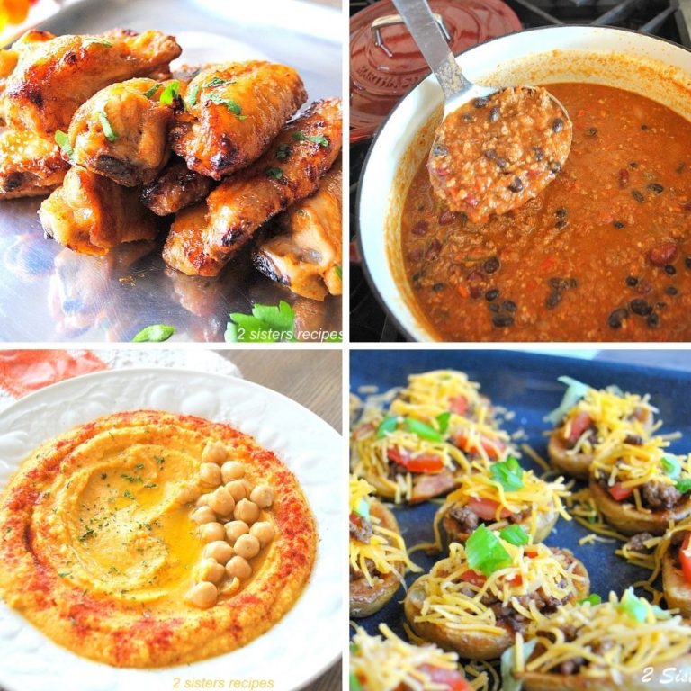 32 Healthy Super Bowl Recipes - 2 Sisters Recipes by Anna and Liz