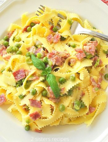 Pappardelle with Prosciutto and Peas