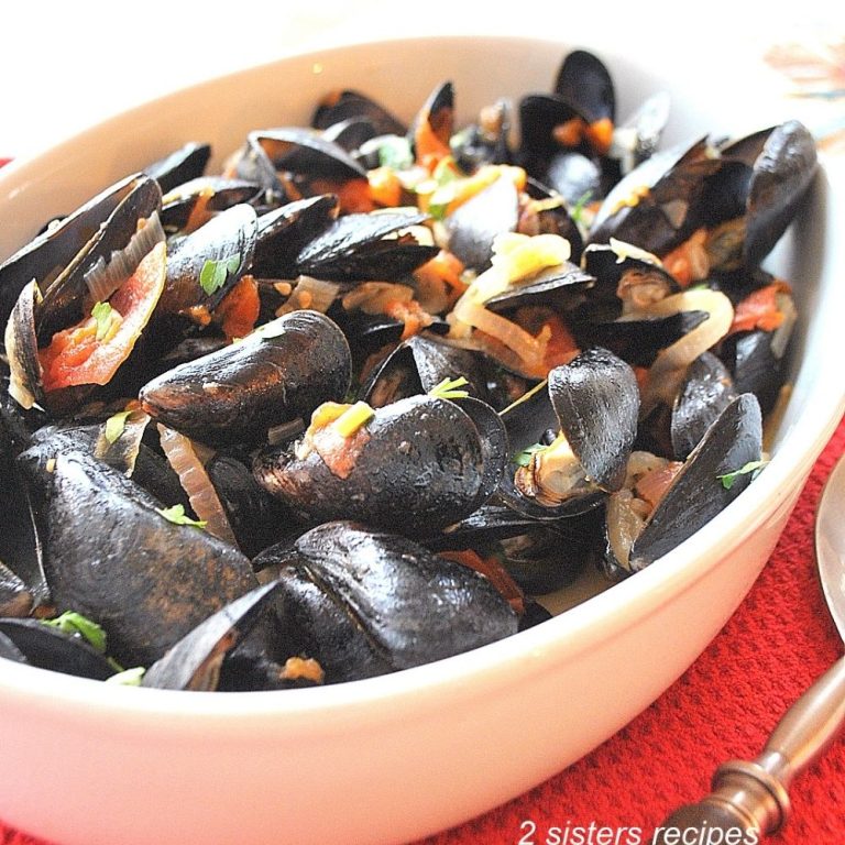Perfect Mussels Provencale 2 Sisters Recipes by Anna and Liz