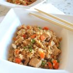 Chicken Caulifllower Rice Stir-Fry by 2sistersrecipes.com
