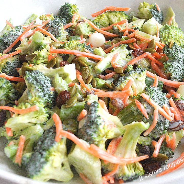 Best Broccoli Salad (Keto) by 2sistersrecipes.com