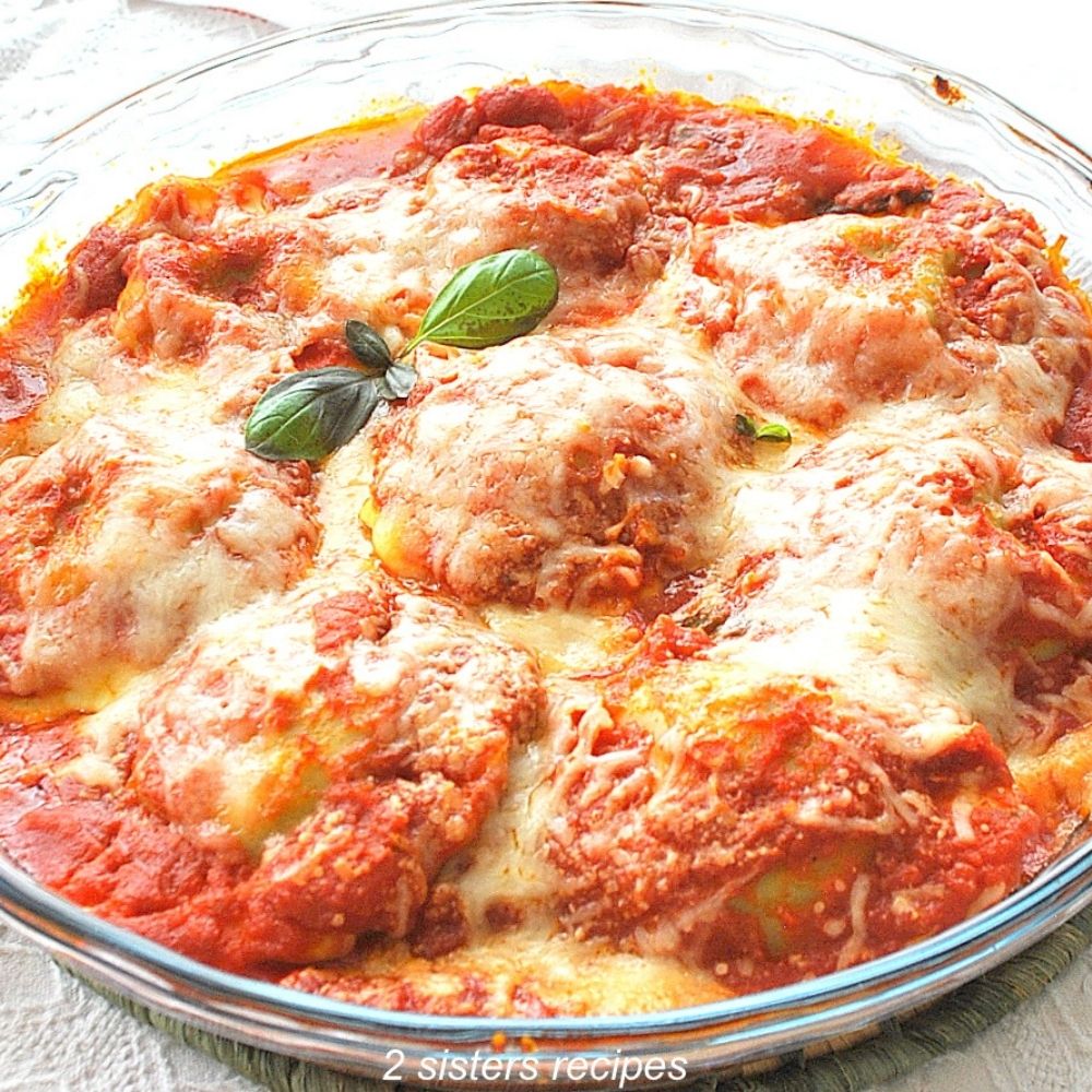 Ravioli Bake Casserole by 2sistersrecipes.com