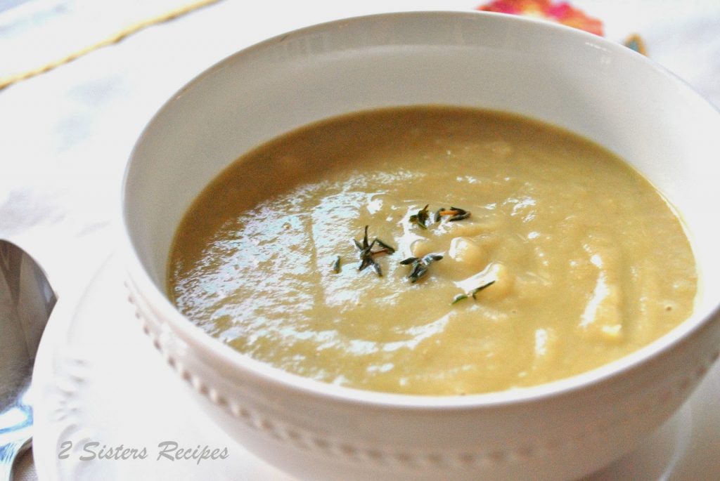 creamy Artichoke Soup by 2sistersrecipes.com