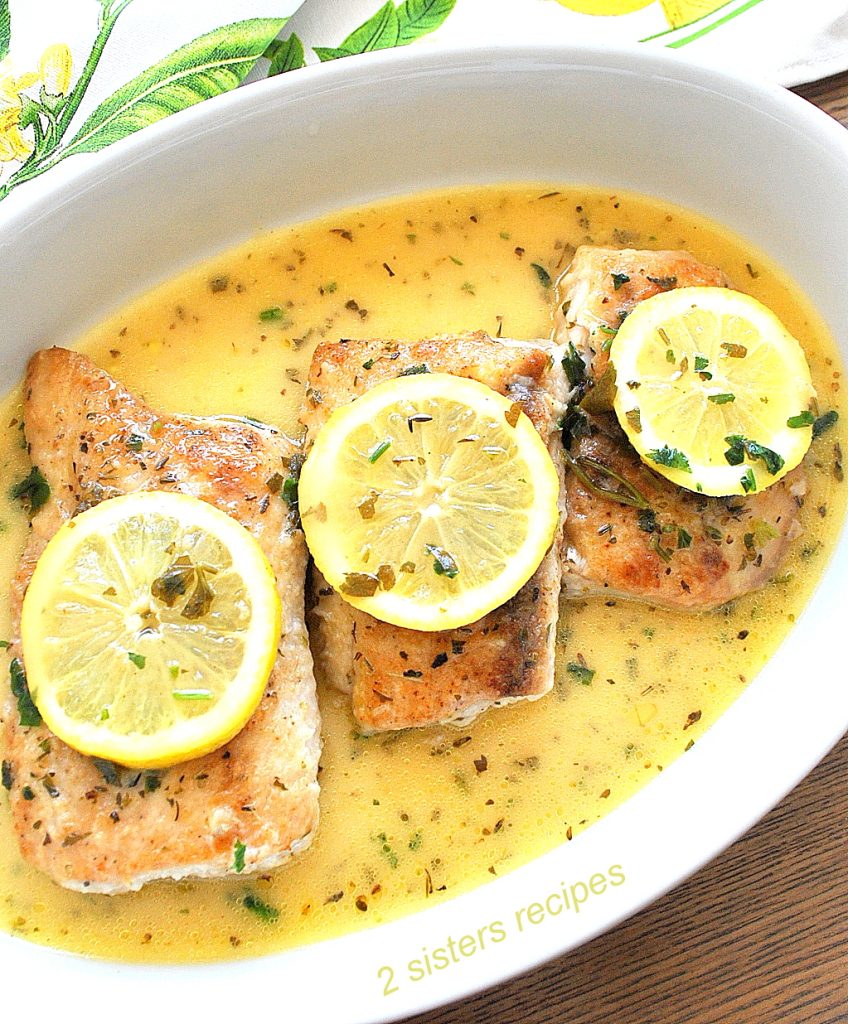 Pan-Seared Mahi Mahi by 2sistersrecipes.com