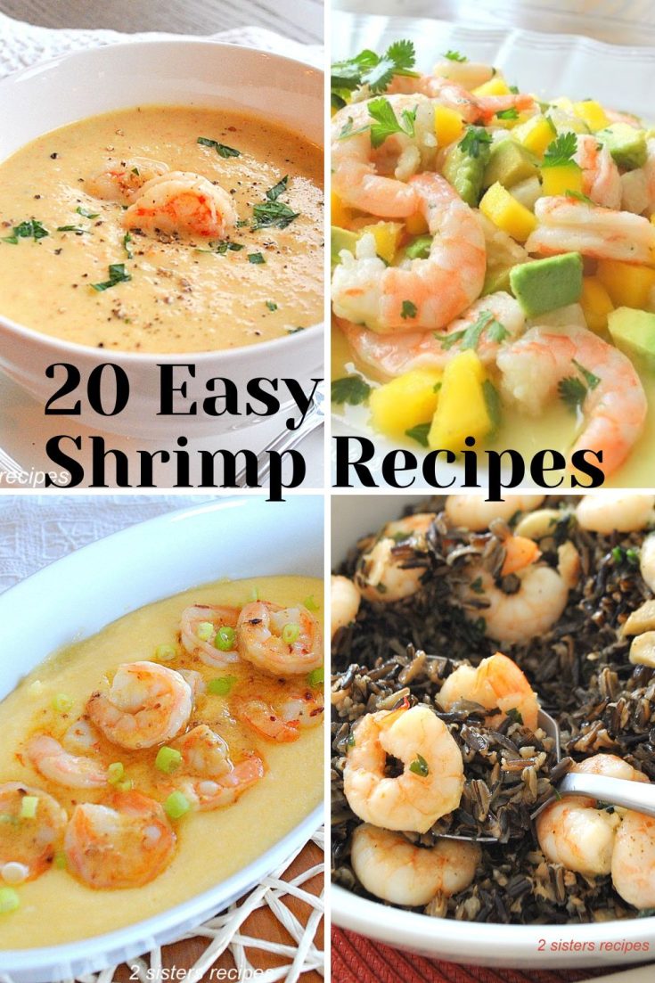 20 Easy Shrimp Recipes by 2sistersrecipes.com