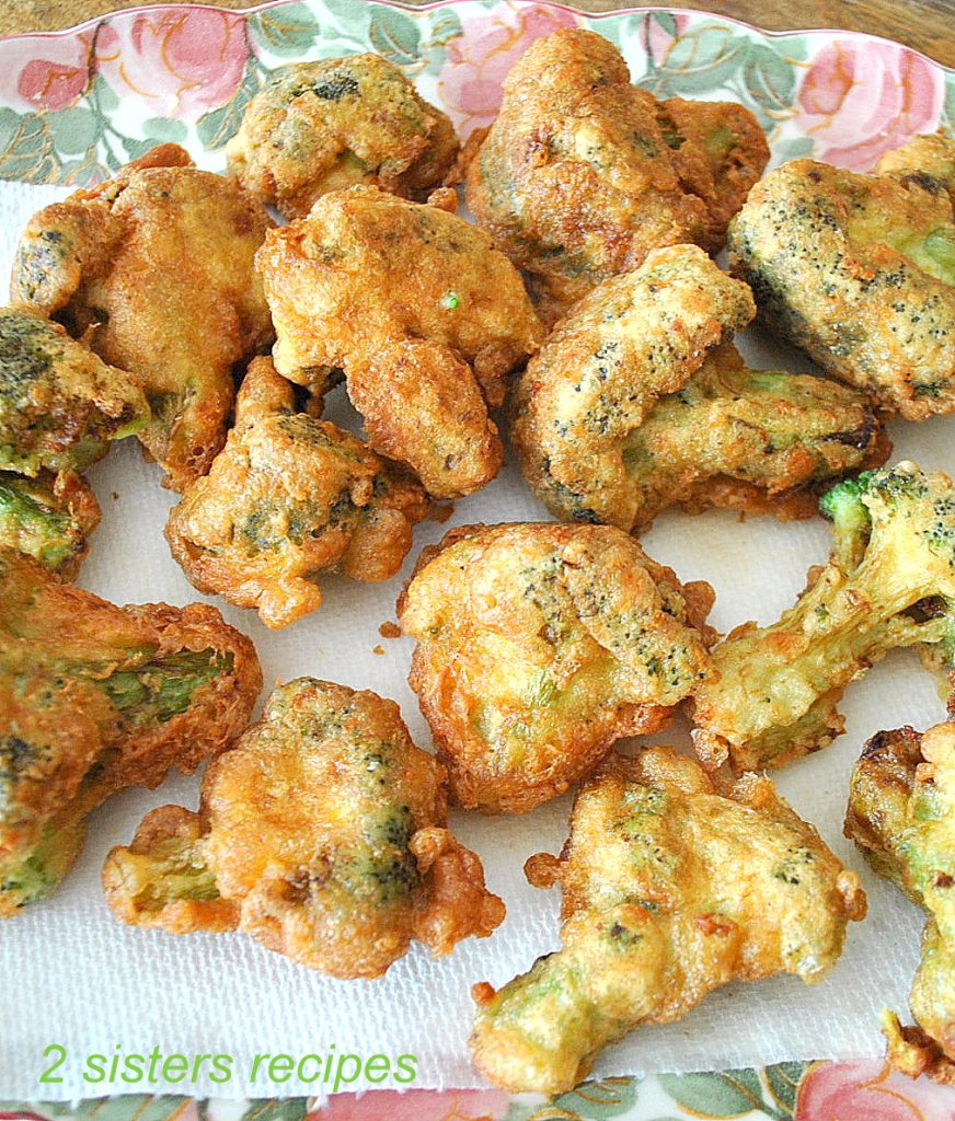 Fast & Easy Broccoli Fritters by 2sistersrecipes.com