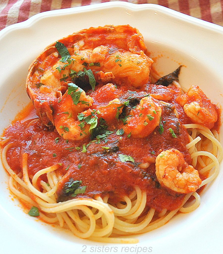 Shrimp and Lobster Sauce by 2sistersrecipes.com