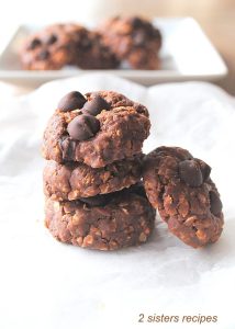 Chocolate Peanut Butter Cookies (No-Bake!)