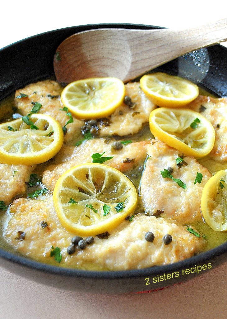 Mom's Best Chicken Piccata by 2sistersrecipes.com
