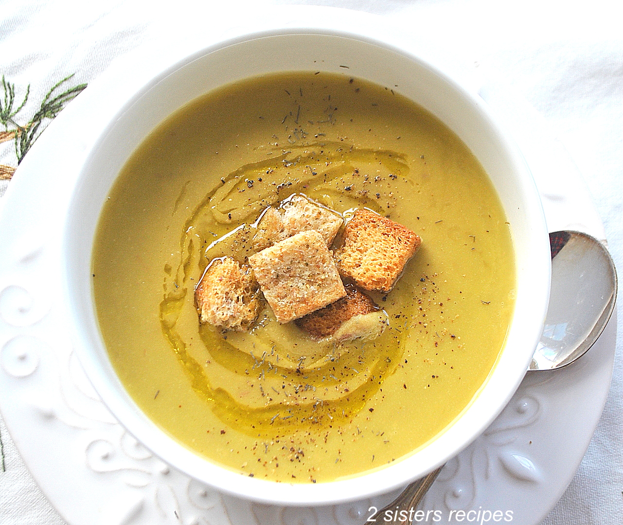 Split Pea Soup - 2 Sisters Recipes by Anna and Liz