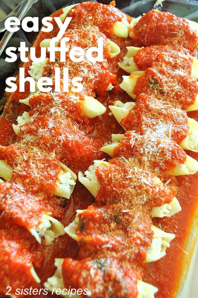 Easy Stuffed Shells by 2sistersrecipes.com