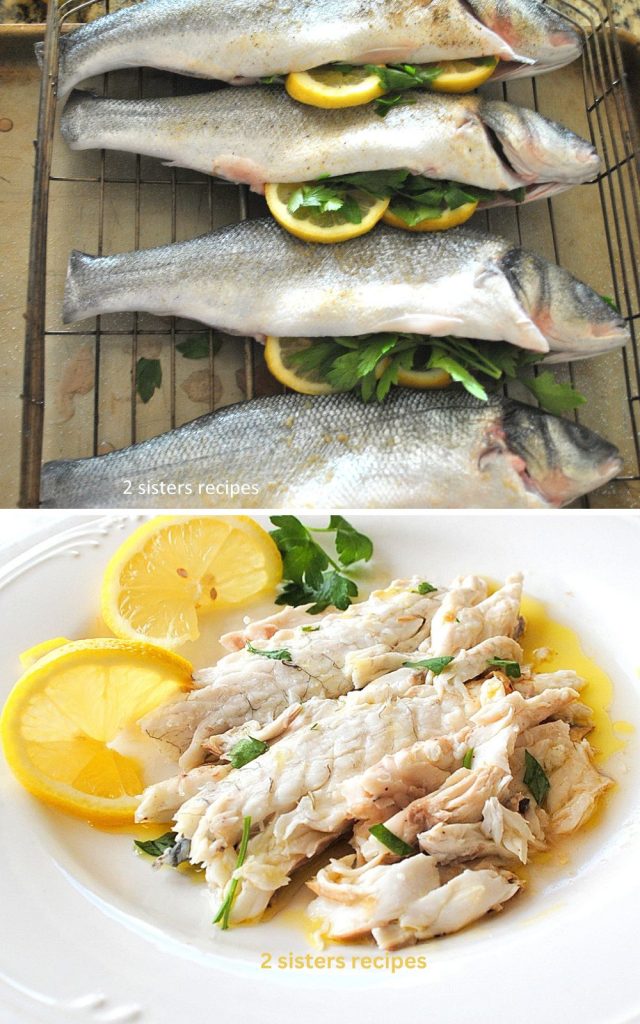 Grilled Whole Branzino for Father's Day Seafood Recipes by 2sistersrecipes.com