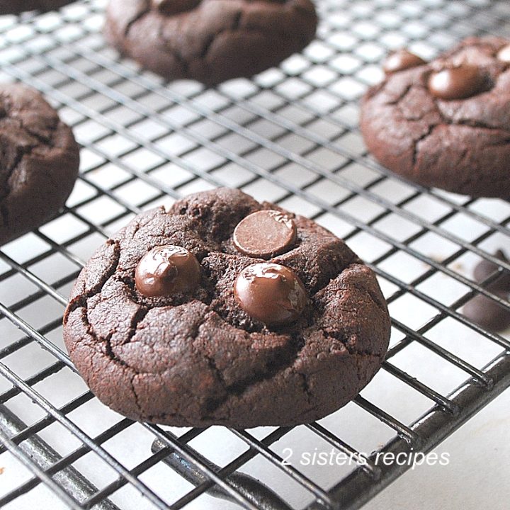 Best Chocolate Brownie Cookies by 2sistersrecipes.com