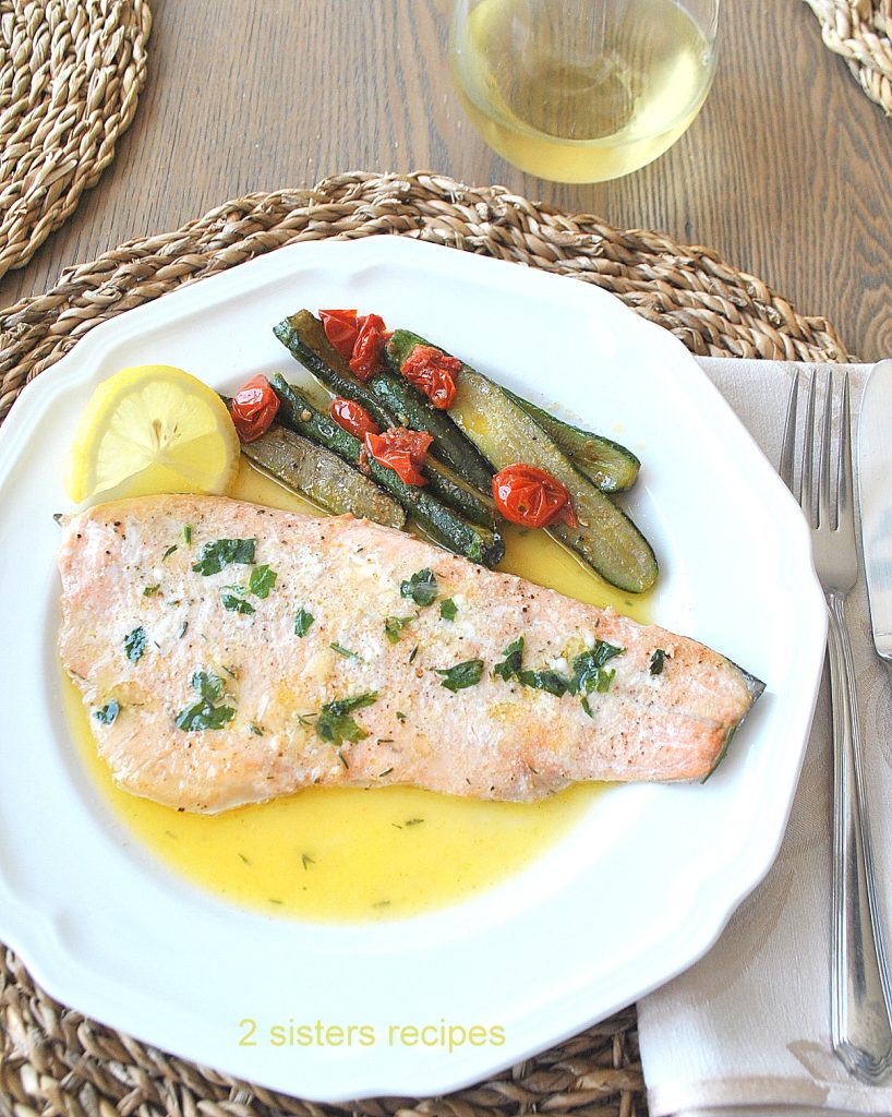 Easy Baked Trout by 2sistersrecipes.com