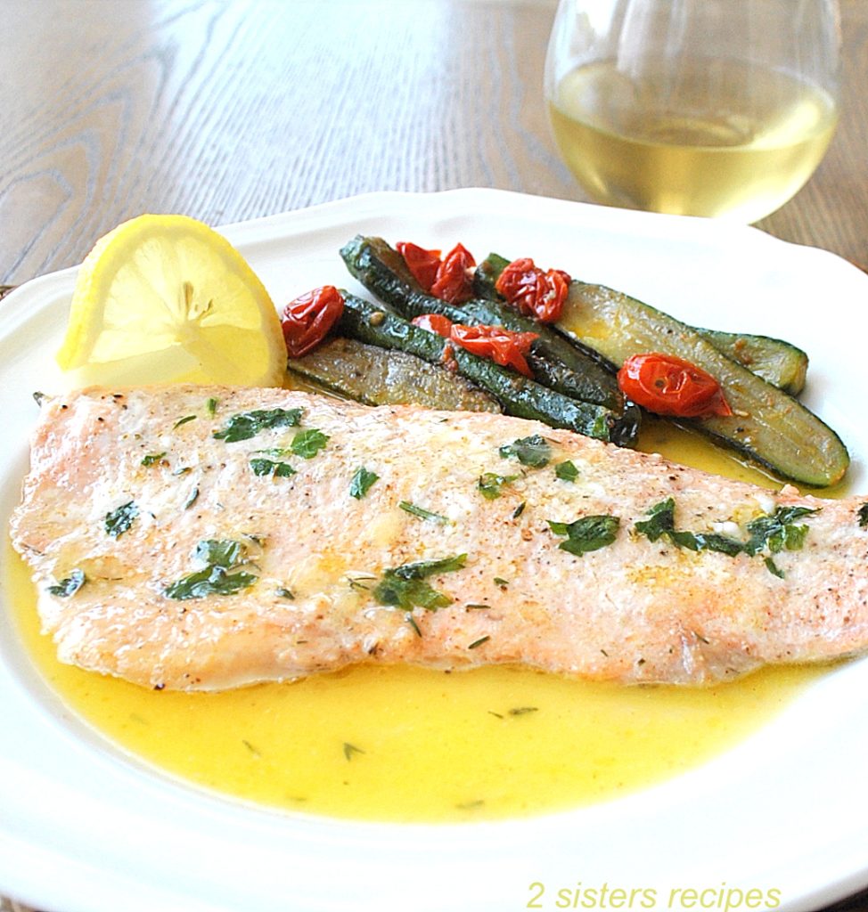 Easy Baked Trout by 2sistersrecipes.com