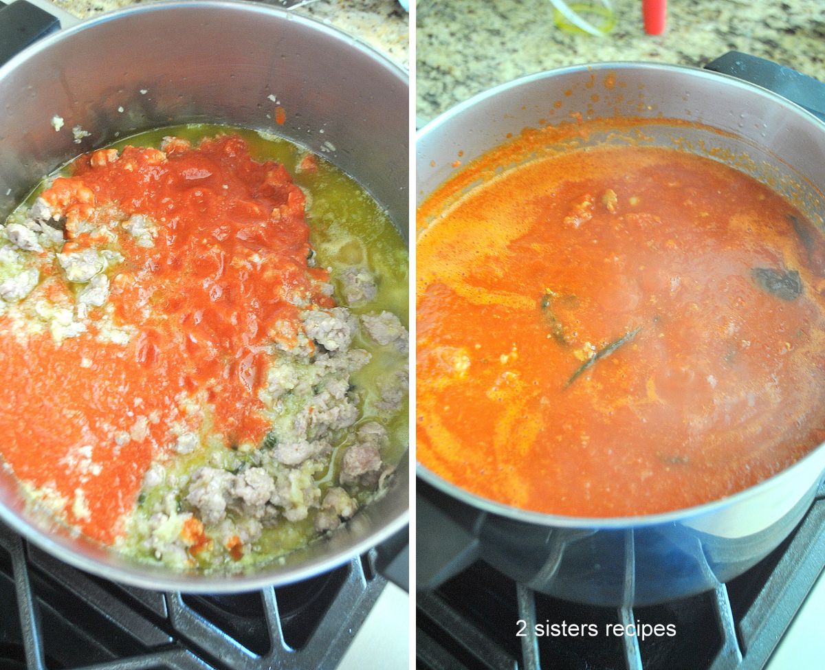 Sausage Ragu 2 Sisters Recipes by Anna and Liz