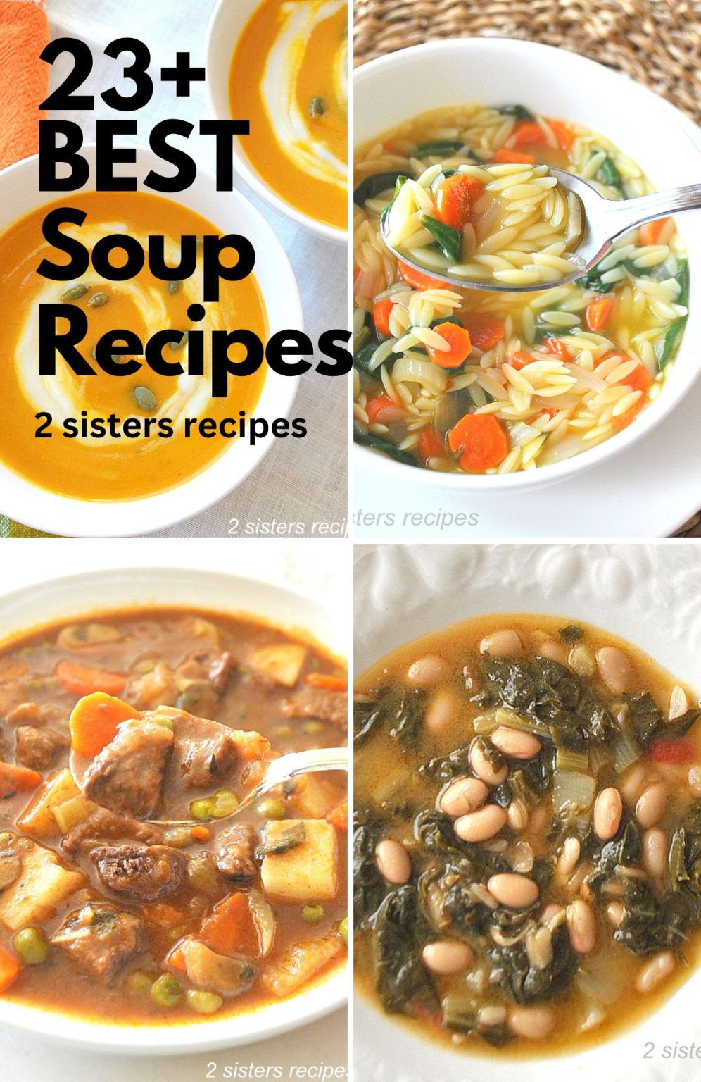 23+Best Soup Recipes - 2 Sisters Recipes by Anna and Liz