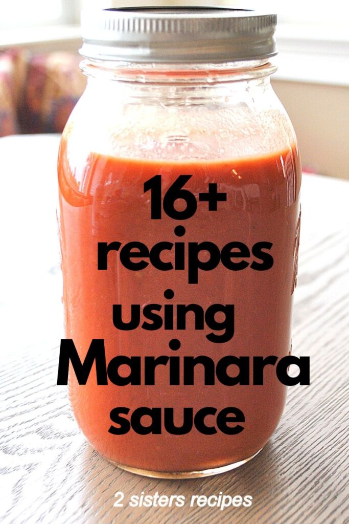 A mason jar filled with fresh marinara sauce set on a table.