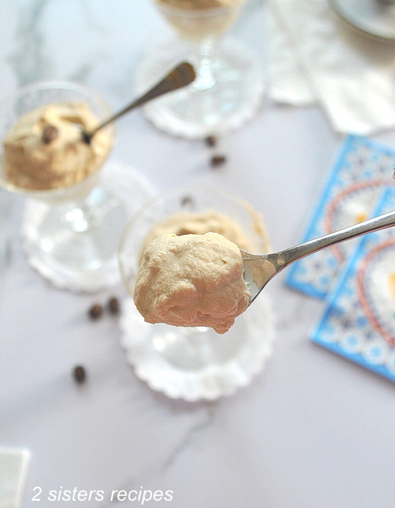 A spoonful of caffe crema.